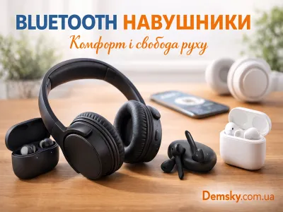 Bluetooth навушники: свобода звуку без обмежень