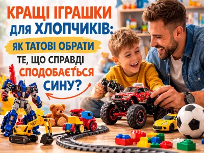 Кращі іграшки для хлопчиків: як татові обрати те, що справді сподобається сину?