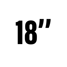 18 дюймів