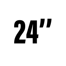 24 дюйми