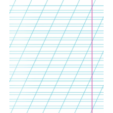 Зошити в косу лінію