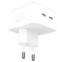 МЗП 35W Dual Mini Power Adapter for Apple (2USB-C) (AA) (box) White