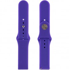 Силіконовий ремінець Sport для Xiaomi Amazfit/Samsung 20 mm Фіолетовий / Purple
