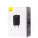 МЗП Baseus GaN5 Fast Charger (mini) PD20W (1USB-C) (CCGN05010) Black