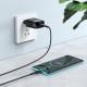 МЗП Hoco C72Q Glorious QC3.0 18W (1USB/3A) + Type-C Чорний