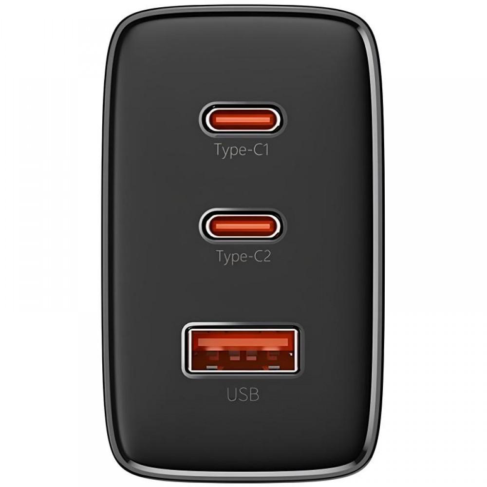 МЗП Baseus Cube Pro Fast Charger PD65W (1USB-A/2C) (P10111404) Cluster Black