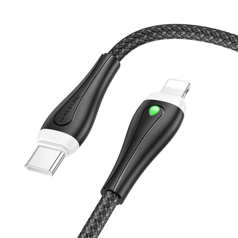 Дата кабель Borofone BX100 Advantage 27W Type-C to Lightning Black