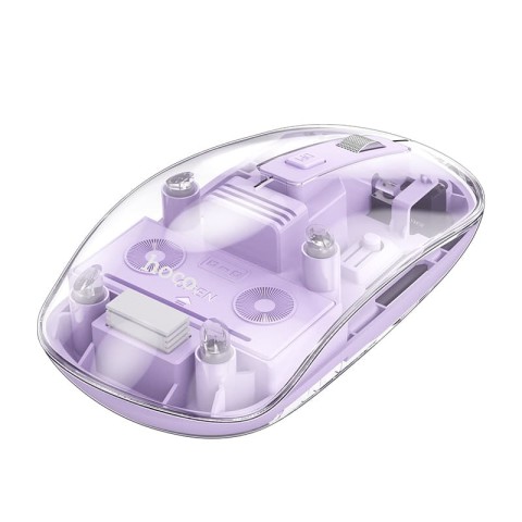 Миша бездротова Hoco GM29 Mysterios Bluetooth + 2.4G Romantic purple