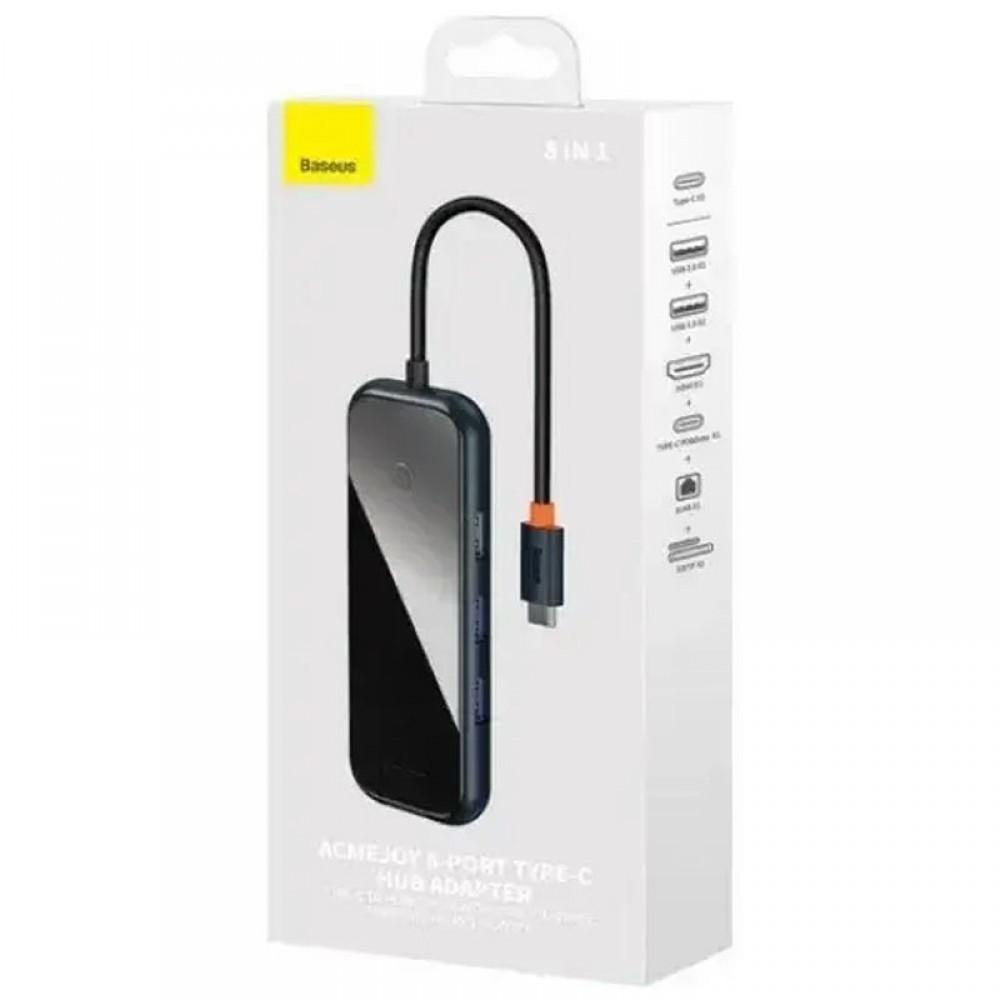 Перехідник HUB Baseus AcmeJoy 8-Port Type-C HUB Adapter (WKJZ010613) Dark Grey