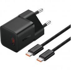 МЗП Baseus GaN5 Fast Charger (mini) 1C 25W + Type-C to Type-C (P10110909113) Cluster Black