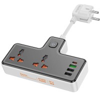 МЗП Hoco AC12A Reise (PD30W/1C3A) +Socket Black