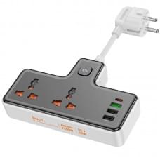 СЗУ Hoco AC12A Reise (PD30W/1C3A) +Socket