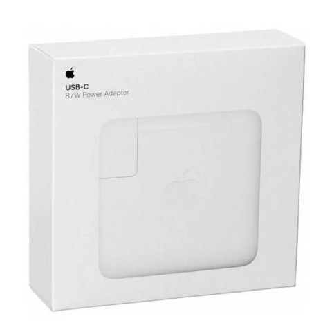 МЗП 87W Power Adapter for Apple (1USB-C) (AAA) (box) White