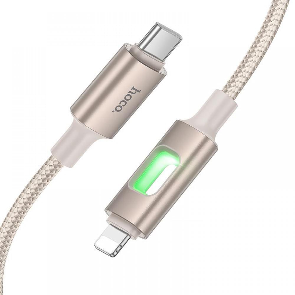 Дата кабель Hoco U144 New Type-C to Lightning 27W (1.2m) Gold