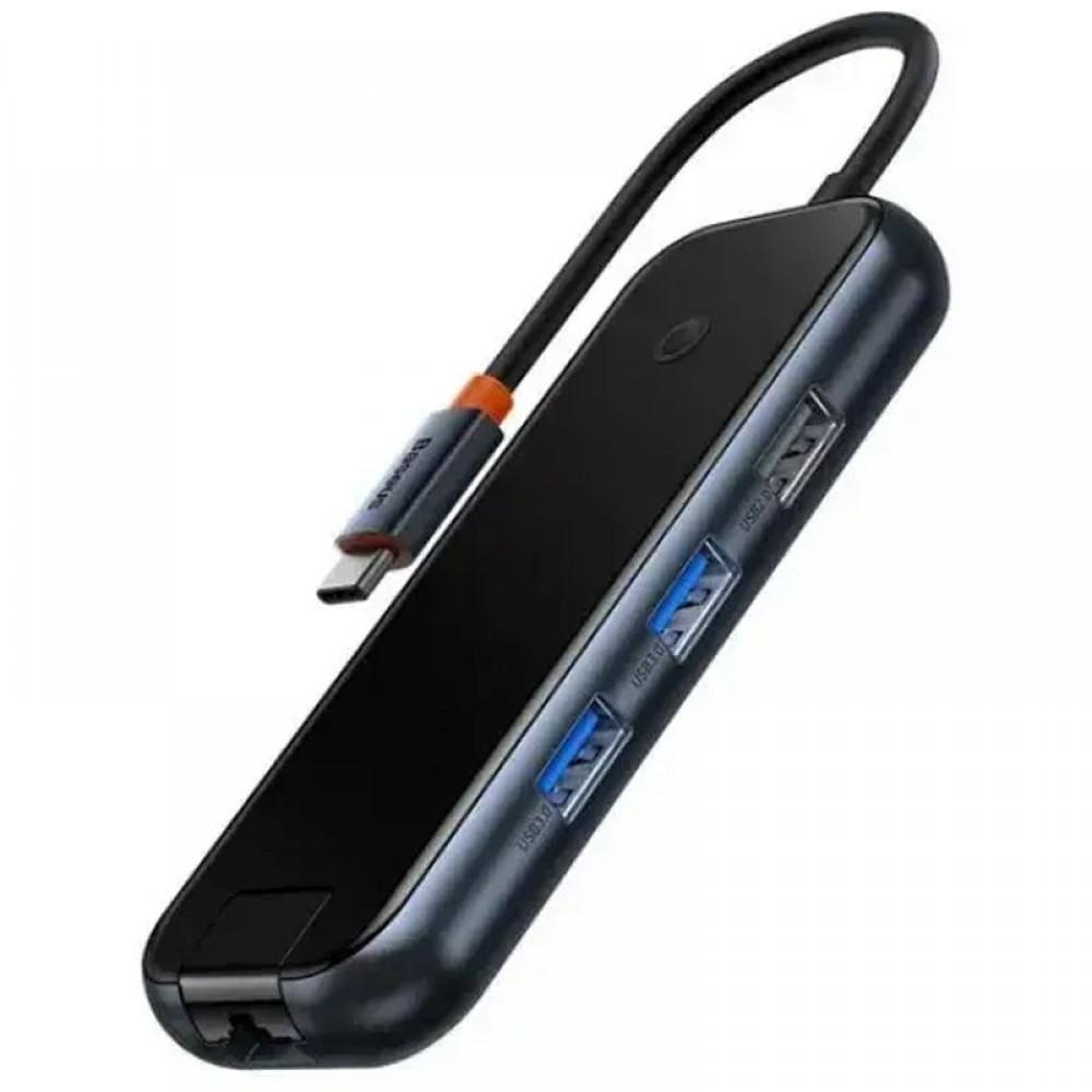 Перехідник HUB Baseus AcmeJoy 8-Port Type-C HUB Adapter (WKJZ010613) Dark Grey