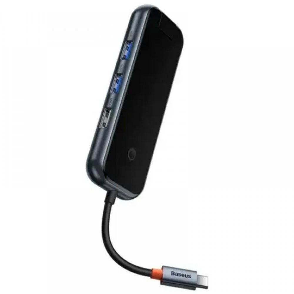 Перехідник HUB Baseus AcmeJoy 8-Port Type-C HUB Adapter (WKJZ010613) Dark Grey