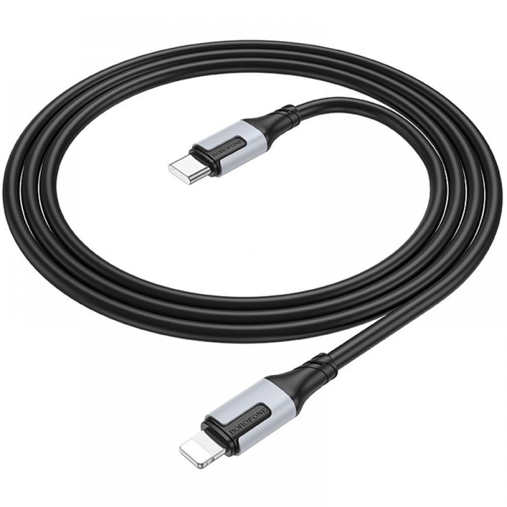 Дата кабель Borofone BX101 Creator 27W Type-C to Lightning (1m) Black