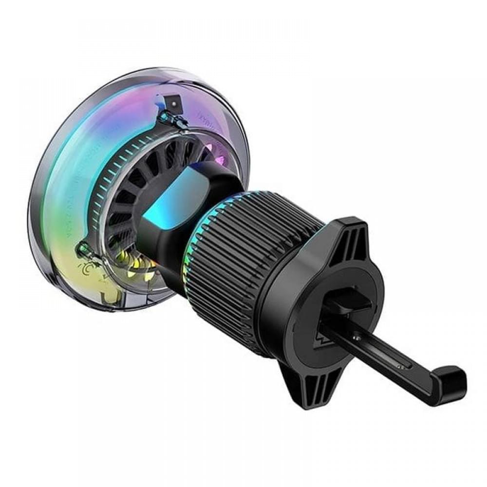 Автотримач з БЗП WIWU CH-324 Aurora Qi2 15W Black