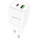 МЗП Borofone BN7 PD20W+QC3.0 (1USB-A/1C) White