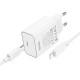 МЗП Hoco C143A Benefit PD20W (1USB-C) + кабель Type-C to Lightning White