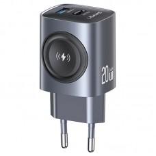 МЗП Usams US-CC293 T67 Multifunctional iWatch Charger 20W (1USB-A/1C)