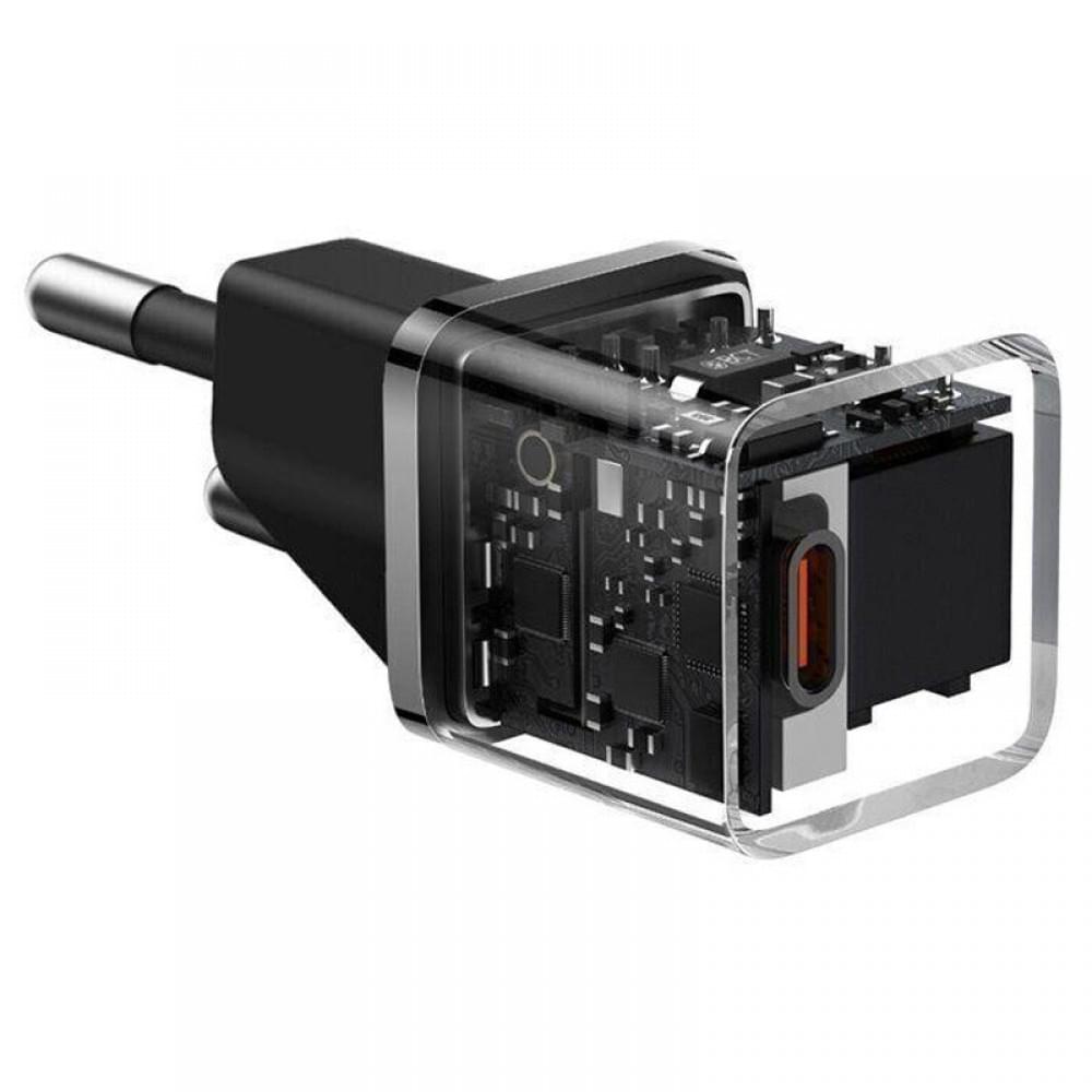 МЗП Baseus GaN5 Fast Charger (mini) PD20W (1USB-C) (CCGN05010) Black