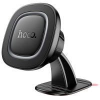 Автотримач Hoco H73 Crown magnetic (center console) Black / Metal gray