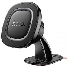 Автотримач Hoco H73 Crown magnetic (center console) Black / Metal gray