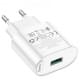 МЗП Hoco C109A Fighter QC3.0 18W (1USB-A) White