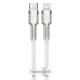 Дата кабель Baseus Cafule Series Metal Type-C to Lightning PD 20W (1m) (CATLJK-A) Білий