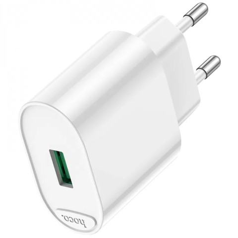 МЗП Hoco C109A Fighter QC3.0 18W (1USB-A) White