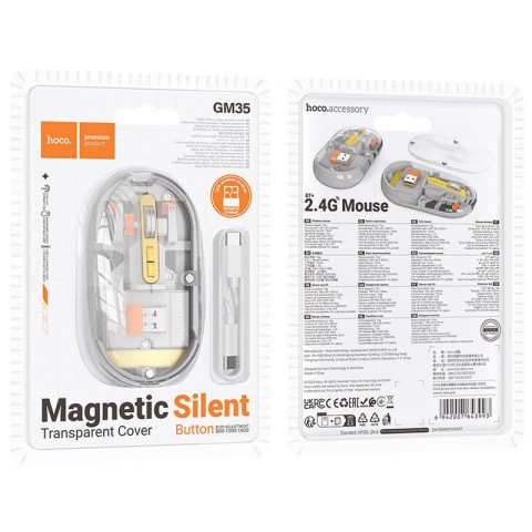 Миша бездротова Hoco GM35 General Bluetooth + 2.4G Space Gray