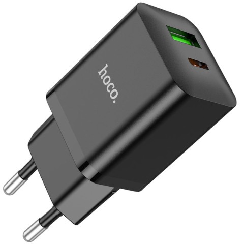 МЗП Hoco N28 Founder PD20W+QC3.0 (1USB-A/1C) Black