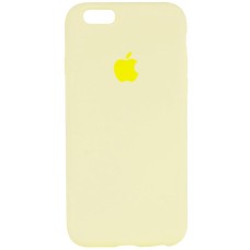 Чохол Silicone Case Full Protective (AA) для Apple iPhone 6/6s (4.7") Жовтий / Mellow Yellow