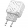 МЗП Hoco C135A Rock PD20W+QC3.0 (1USB-A/1USB-C) White