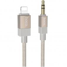 Аудіо кабель Aux Hoco UPA32A Clever digital (Lightning to AUX 3.5mm) (1m) Gold Аудіо кабель Aux Hoco UPA32A Clever digital (Lightning to AUX 3.5mm) (1m) Gold