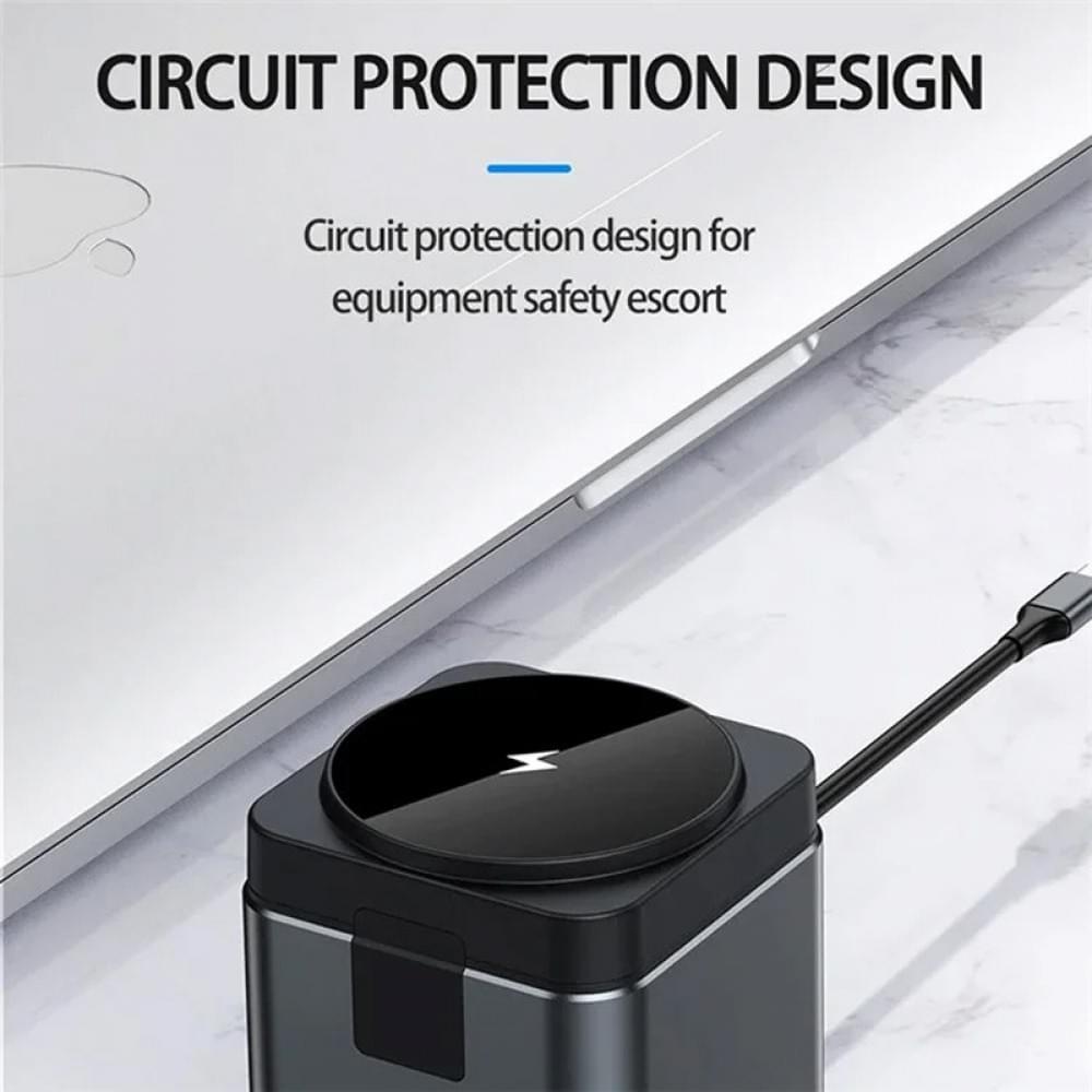 БЗП + HUB WIWU Wi-W025 Cube 9in1 USB-C Gray