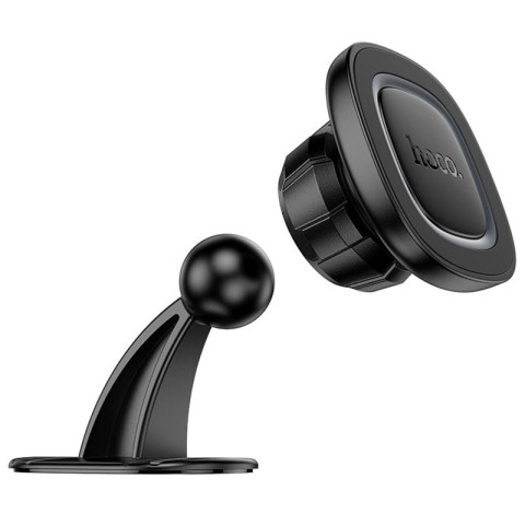 Автотримач Hoco H73 Crown magnetic (center console) Black / Metal gray