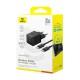 МЗП Baseus Palm Fast Charger 20W (1USB-A/1C) + кабель Type-C to Type-C (P10111608) Cluster Black