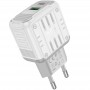 МЗП Hoco C135A Rock PD20W+QC3.0 (1USB-A/1USB-C) White