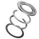 Тримач для телефону Baseus Halo Series Foldable Metal Ring (Single ring) (SUCH00001) Silver