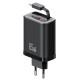 МЗП Usams US-CC299 GaN With Retractable Type-C Cable Xiang Ser. 65W (1USB-A/1C)