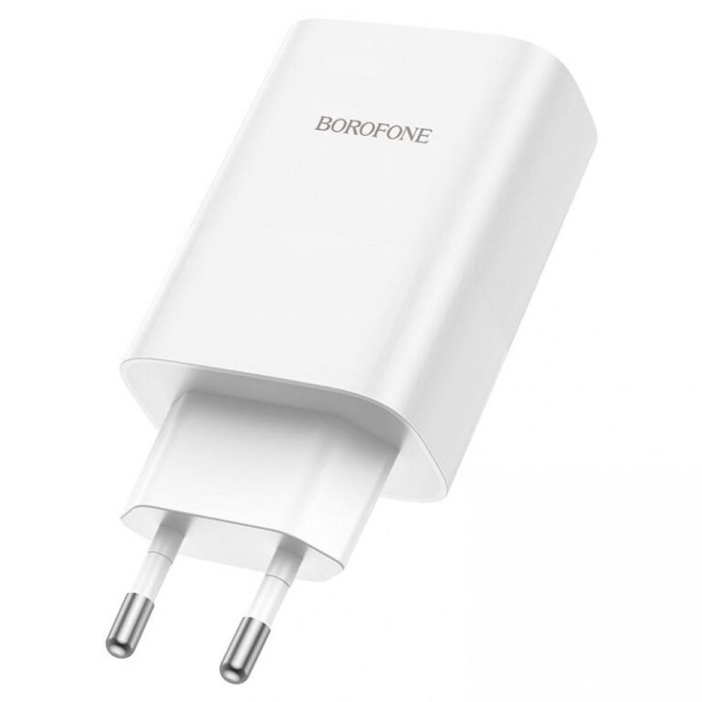 МЗП Borofone BN10 Sunlight PD65W (1Type-C/1USB) White