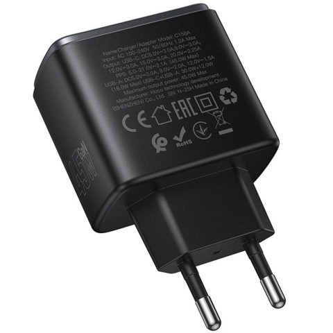 МЗП Hoco C158A Upgrade PD45W (1USB-A/1C) Black