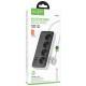 Подовжувач Hoco AC22 Sunlight (PD30W/1C/3A/4xSocket) (1.5m) Black