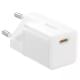 МЗП Baseus GaN5 Fast Charger (mini) PD20W (1USB-C) + кабель Type-C to Type-C (P10110900113) Moon White