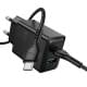 МЗП Hoco N71 Nuevo PD30W+QC3.0 (1USB-A/1C) + кабель Type-C to Type-C Black