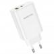 МЗП Borofone BN10 Sunlight PD65W (1Type-C/1USB) White