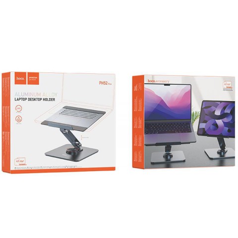 Підставка настільна Hoco PH52 Plus Might metal rotating Metal gray