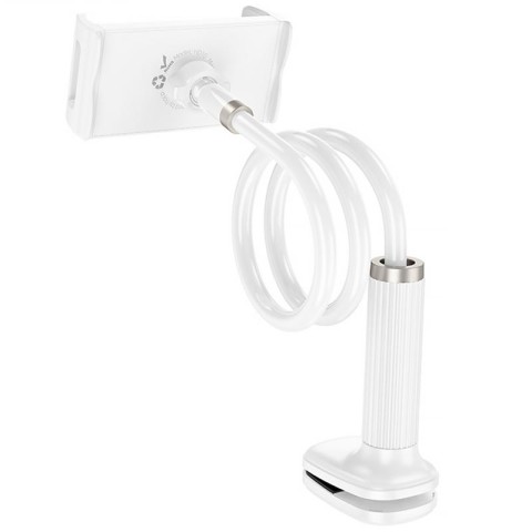 Регульована підставка для телефону/планшета Hoco HD10 Bamboo lazy stand White